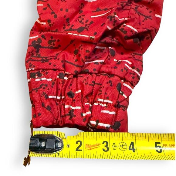 NWT Legendary Status Joggers Mens Red Splatter Striped Size L RUNS SLIM - Picture 10 of 10